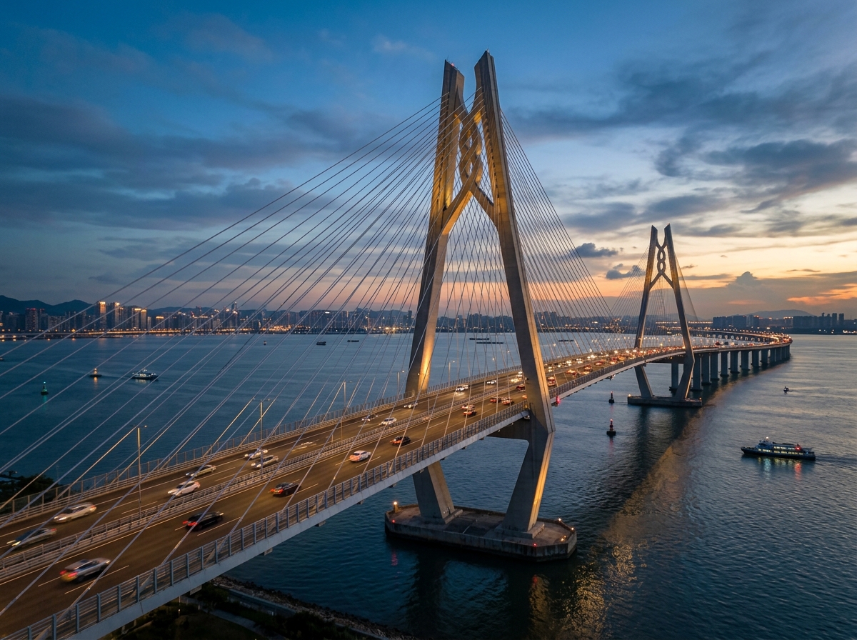 Harbor Gateway cable-stayed bridge